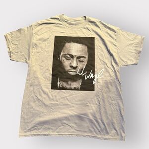 Lil Wayne Graphic T-Shirt Portrait Tee Size XL